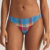 Polo Ralph Lauren Smocked Madras Devin Hipster Bikini Pant - Multi Outlet