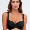 Nuria Ferrer Stella Balcony Bikini Top - Black Fashion
