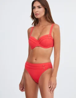 Nuria Ferrer Stella Balcony Bikini Top - Coral Clearance