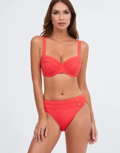 Nuria Ferrer Stella Bikini Pant - Coral New