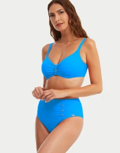 Nuria Ferrer Stella Maxi Control Bikini Pant - Blue Fashion