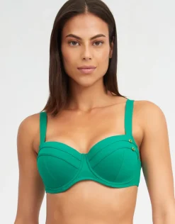 Nuria Ferrer Stella Underwired Bikini Top - Green Discount