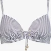 Watercult Strawberry Kiss Underwired Bikini Top - White Night Blue Hot
