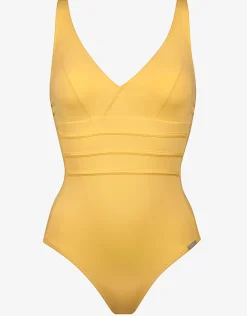 Lidea Summer Dive Underwired V Neck Swimsuit - Sun Hot