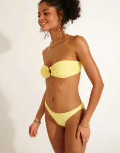 Banana Moon Sun Lace Aleria Bikini Pant - Yellow Hot