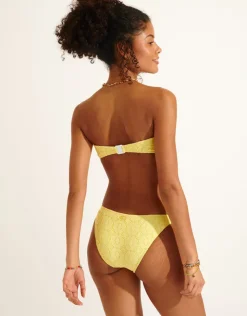 Banana Moon Sun Lace Aleria Bikini Pant - Yellow Hot