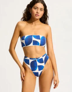 Seafolly Sunray High Rise Bikini Pant - Ultramarine Outlet