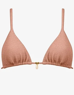 Watercult Swimsparkle Triangle Bikini Top - Sunset Glow Best