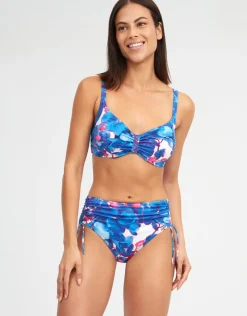 Nuria Ferrer Tahiti Maxi Bikini Pant - Blue Floral Fashion