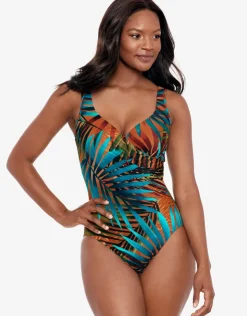Miraclesuit Tamara Tigre It's a Wrap Swimsuit - Multi Clearance