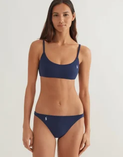 Polo Ralph Lauren Terry Kennedy Bralette Bikini Top - Navy Blue Best