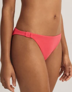 Polo Ralph Lauren Terry Logo Trim Devin Hipster Bikini Pant - Coral Sale