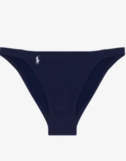 Polo Ralph Lauren Terry Side Tab Devin Hipster Bikini Pant - Navy Blue Best