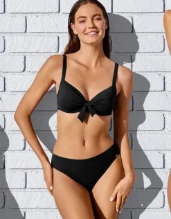 Lidea The Core High Waist Adjustable Bikini Pant - Black Sale