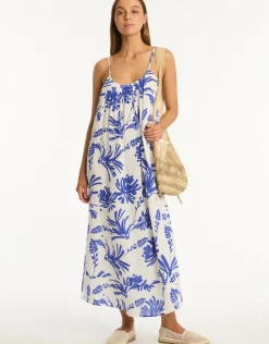 Sea Level Tradewind Sun Dress - Cobalt Online