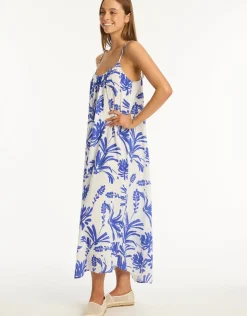 Sea Level Tradewind Sun Dress - Cobalt Online