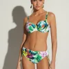 Roidal Tropic Underwired Balcony Bikini Set - Tropical Discount