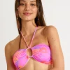 Banana Moon Tropicalia Coolio Bandeau Bikini Top - Lilac Best
