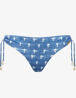 Watercult Urban Indigo Loop Side Bikini Pant - Denim White Discount