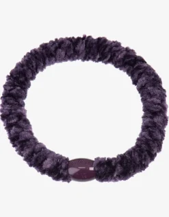 Kknekki Velvet Hair Tie - Purple Hot
