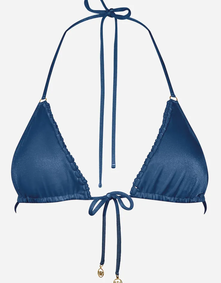 Watercult Viva Energy Triangle Bikini Top - Denim Dose Online