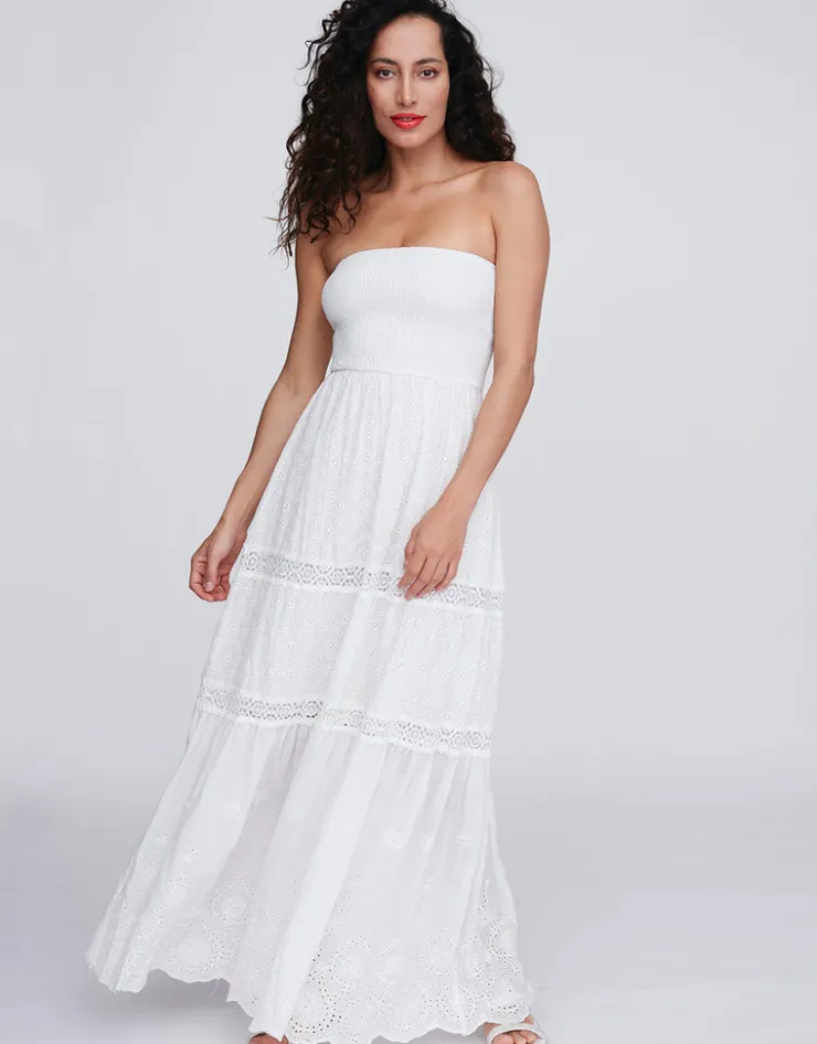 Pia Rossini Zahara Maxi Dress - White Hot