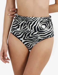 Panos Zebra Chara Bikini Pant - Brown and White Best